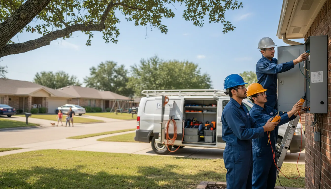 Certified electrician providing emergency electrical services in Lincoln, IL